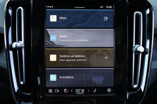 Volvo XC40 Recharge Twin Plus 82 kWh - IntelliSafe Assist & Surround - Verwarmde voorstoelen, stuur & achterbank - Parkeersensoren voor & achter - Elektr. bedienb. bestuurdersstoel met geheugen - Draadloze tel. lader - Warmtepomp - Extra getint glas - Elektr. inkla