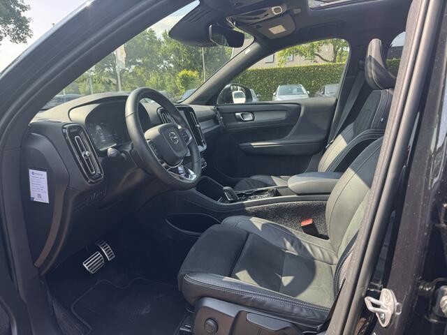 Volvo XC40 1.5 T5 Recharge R-Design / Trekhaak / Panoramadak / Camera / Navigatie / 19'' / Leder&Alcantara / Getint glas / DAB / ACC / Stoelverwarming
