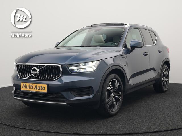 Volvo XC40 T5 Recharge Inscription Plug In Hybrid 261pk Dealer O.H. PHEV | Panodak | Trekhaak af Fabriek | Lederen Sportstoelen Memory | Pilot Assist | Harman Kardon | Adaptive Cruise | Navigatie | Apple Carplay | Camera | DAB | Virtual |