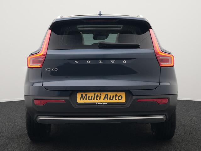 Volvo XC40 T5 Recharge Inscription Plug In Hybrid 261pk Dealer O.H. PHEV | Panodak | Trekhaak af Fabriek | Lederen Sportstoelen Memory | Pilot Assist | Harman Kardon | Adaptive Cruise | Navigatie | Apple Carplay | Camera | DAB | Virtual |