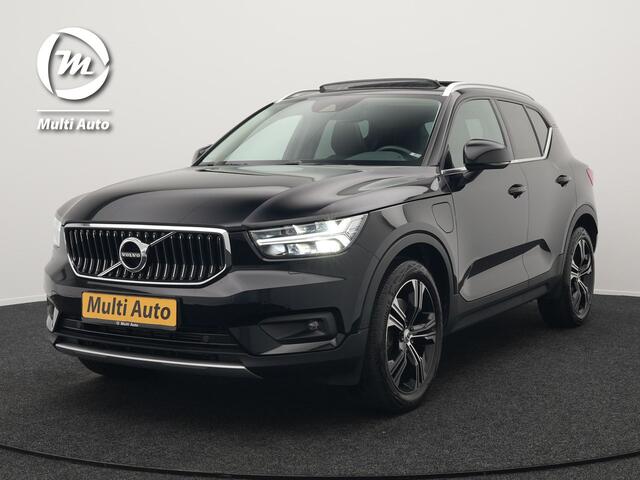 Volvo XC40 T5 Twin Engine Inscription Plug In Hybrid 261pk PHEV | Panodak | Trekhaak af Fabriek | Lederen Sportstoelen Memory | Pilot Assist | Harman Kardon | Adaptive Cruise | Navigatie | Apple Carplay | Camera | DAB |