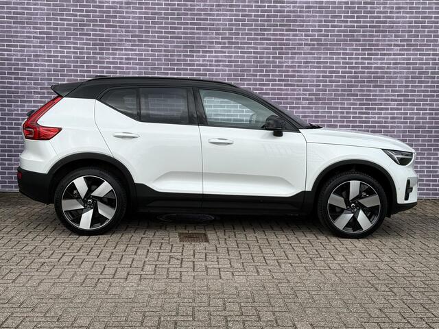 Volvo XC40 Recharge Twin Ultimate 82 kWh | 1800KG trekgewicht | 408PK | Trekhaak | Panorama Schuifdak | 360° Camera | Nubuck | Standkachel | Harman/Kardon | VOL