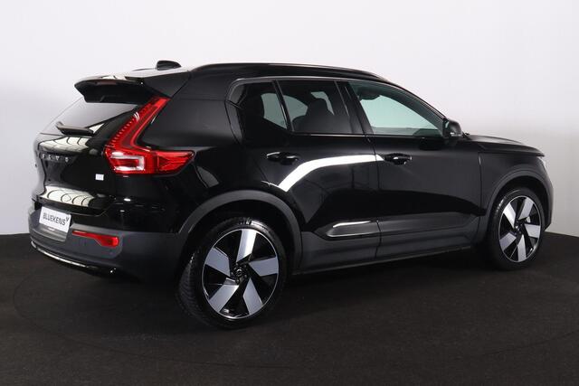 Volvo XC40 Recharge Twin Ultimate 78 kWh - Panorama/schuifdak - IntelliSafe Assist & Surround - 360º Camera - Harman/Kardon audio - Verwarmde voorstoelen & stuur - Parkeersensoren voor & achter - Elektr. bedienb. voorstoelen met geheugen links - Draadloze tel. lader