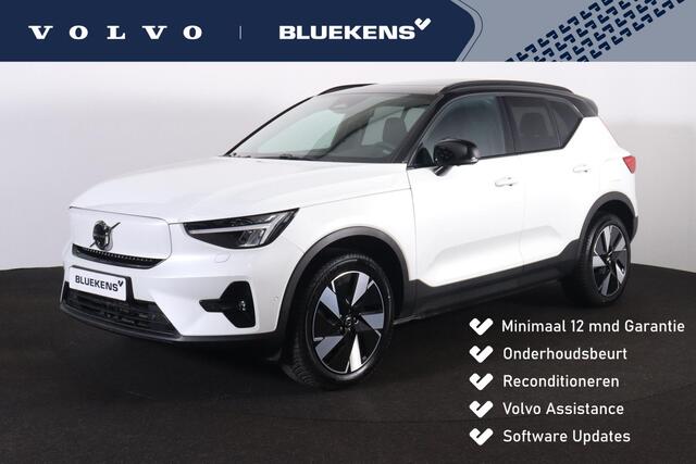 Volvo XC40 Recharge Twin Ultimate 82 kWh - Panorama/schuifdak - IntelliSafe Assist & Surround - 360º Camera - Harman/Kardon audio - Verwarmde voorstoelen & stuur - Parkeersensoren voor & achter - Elektr. bedienb. voorstoelen met geheugen links - Draadloze tel. lader