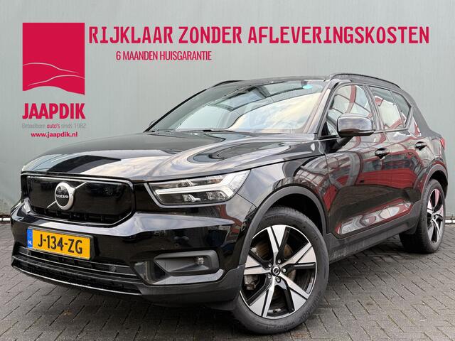 Volvo XC40 BWJ 2020 Recharge P8 408 PK AWD R-Design AUTOMAAT | STOEL + STUUR VERW. | LEER | HARMAN KARDON AUDIO | ADAPTIVE CRUISE | NAVI | CLIMA | CAMERA | APPLE & ANDROID |LED | LMV | PDC