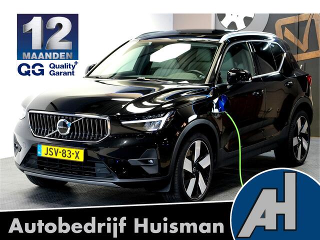Volvo XC40 1.5 T5 Plug-in Hybrid 193kW/262pk DCT7 Ultimate Bright FACELIFT! PANORAMADAK + HARMAN/KARDON + ADAPT.CRUISE + PILOT ASSIST + NAVI SENSUS + BLIS + LANE ASSIST + EL.STOELEN + STOEL-&STUURVERWARMING + CAMERA + KEYLESS + PARKSENSOREN V&A + 20" LM-VELGEN!!