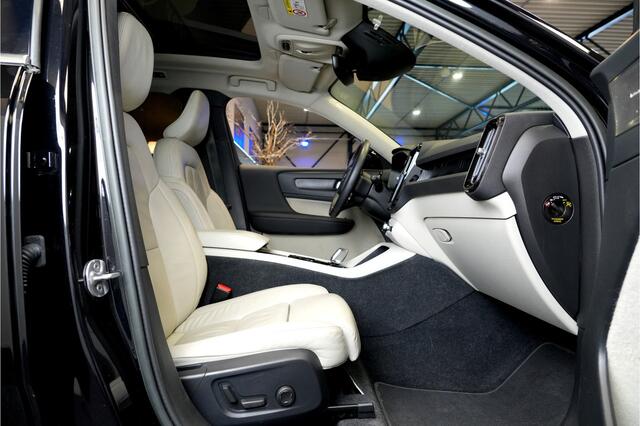 Volvo XC40 1.5 T5 Plug-in Hybrid 193kW/262pk DCT7 Ultimate Bright FACELIFT! PANORAMADAK + HARMAN/KARDON + ADAPT.CRUISE + PILOT ASSIST + NAVI SENSUS + BLIS + LANE ASSIST + EL.STOELEN + STOEL-&STUURVERWARMING + CAMERA + KEYLESS + PARKSENSOREN V&A + 20" LM-VELGEN!!