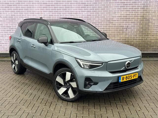 Volvo XC40 Recharge Twin Ultimate 78 kWh | Warmtepomp | Panoramadak | Lichtmetalen Velgen 20 inch | Trekhaak | Harman Kardon Audio | BLIS | 360 Graden Camera | Elektrisch Verstelbare Voorstoelen | Keyless Entry