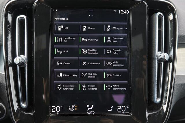 Volvo XC40 T5 Recharge R-Design - IntelliSafe Assist & Surround - Adaptieve LED koplampen - Parkeercamera achter - Verwarmde voorstoelen & stuur - Parkeersensoren voor & achter - Elektr. bedienb. voorstoelen met geheugen links - Draadloze tel. lader - Extra getint g