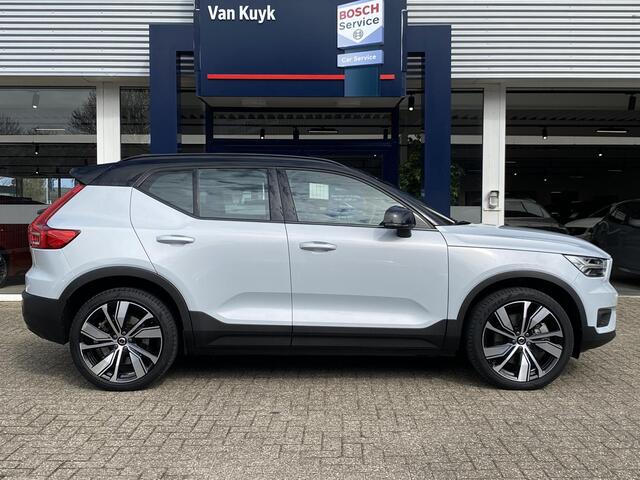 Volvo XC40 Recharge P8 AWD R-Design / 408 Pk / Automaat / NL-Auto / Dealer-Onderhouden / Leder-Alcantara / Digitaal-Dashboard / Keyless / LED / DAB / Navi / Apple-Carplay&Android-Auto / Stuur+Stoelverwarming / Adaptieve Cruise-Control / Climate-Control / ELKTR-Achte