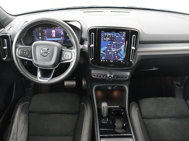 Volvo XC40 Recharge P8 AWD R-Design | SOH 90.6% | Leder/Alcantara | Stoelverwarming | Harman/Kardon | Adaptive cruise | Side Assist | Carplay | Stuurverwarming | Navigatie | Full LED | Camera