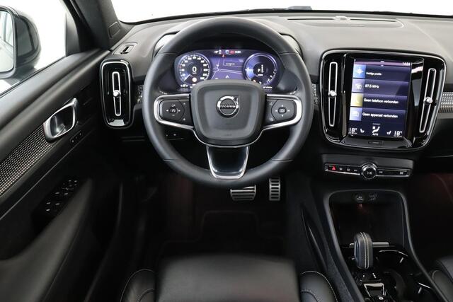 Volvo XC40 T4 RECHARGE R-DESIGN *VOL!* -PANO.DAK|HARMAN/KARDON|LEDER|CAMERA|ADAP.CRUISE|VERW.VOORRUIT|ADAP.LED|POWER-SEATS|TREKHAAK|21"