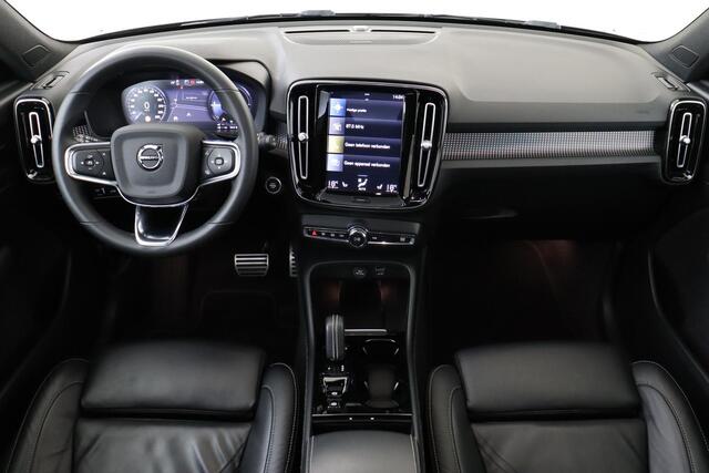 Volvo XC40 T4 RECHARGE R-DESIGN *VOL!* -PANO.DAK|HARMAN/KARDON|LEDER|CAMERA|ADAP.CRUISE|VERW.VOORRUIT|ADAP.LED|POWER-SEATS|TREKHAAK|21"