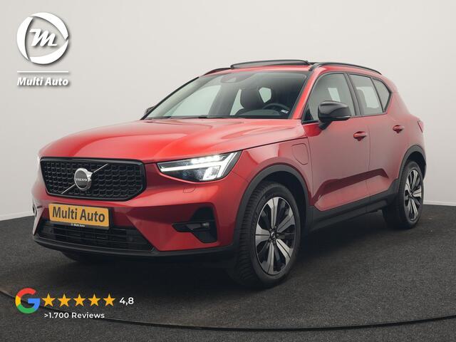 Volvo XC40 T4 Ultimate Dark PHEV 221pk Dealer O.H. | Trekhaak Af Fabriek | Panodak | Camera | Harman / Kardon | Lederen Sportstoelen Memory & Verwarmd | Keyless | Apple Carplay | Navigatie | DAB | Plug In Hybrid |