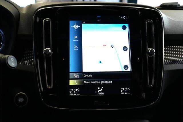 Volvo XC40 1.5 T5 Plug-in Hybrid 193kW/262pk DCT7 R-Design PANORAMADAK + LEER + ADAPT.CRUISE + PILOT ASSIST + NAVI SENSUS + BLIS + LANE ASSIST + PARKEERKLIMAAT + ACHTERUITRIJCAMERA + KEYLESS ENTRY&GO + PARKSENSOREN V&A + 19" LM-VELGEN!!