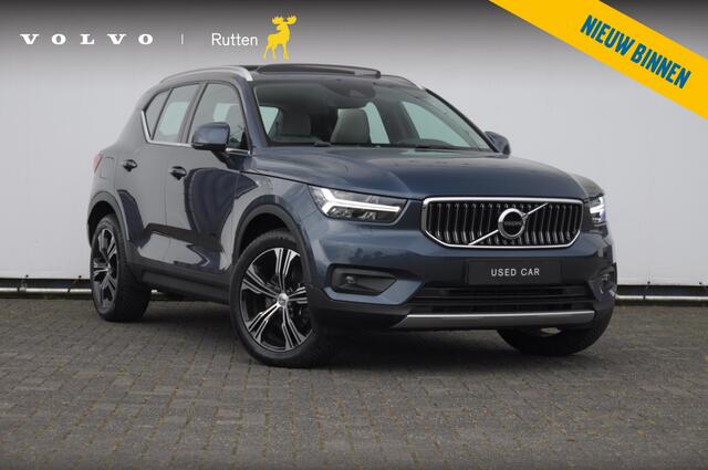 Volvo XC40 T4 190PK Automaat Inscription / Trekhaak / Panoramadak / Adaptieve koplampen / Adaptieve cruise control / Stoelverwarming / Keyless entry / elektrische achterklep / Apple carplay / Parkeersensoren met camera / BLIS