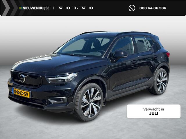 Volvo XC40 Recharge Twin Pro | Trekhaak | Warmtepomp | Panoramadak | Harman Kardon Audio | 360 Graden Camera | Parkeersensoren | Keyless Entry | Elektrische Achterklep | Elektrisch Verstelbare Voorstoelen | Navigatie | Apple Carplay | Android Auto
