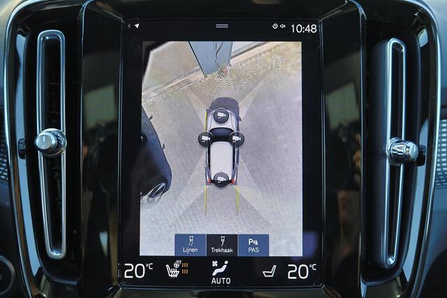 Volvo XC40 T5 Recharge R-Design - Panorama/schuifdak - IntelliSafe Assist - 360º Camera - Harman/Kardon audio - Verwarmde voorstoelen & stuur - Parkeersensoren voor & achter - Elektr. bedienb. voorstoelen met geheugen links - Standkachel - Extra getint glas - Inklap
