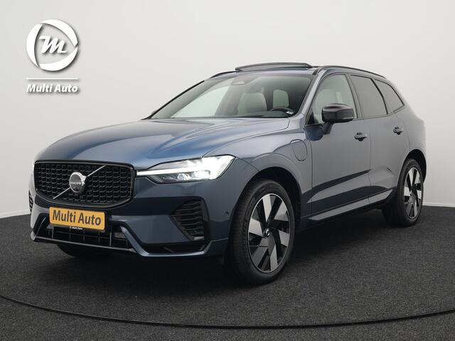 Volvo XC60 T8 Plug-in hybrid AWD Ultimate Dark PHEV | Panodak | Trekhaak af Fabriek | Adaptive Cruise | Head Up | Tailored Wool Sportstoelen Memory | Harman Kardon | 360 Camera | 20"L.M | Keyless | Google Maps |