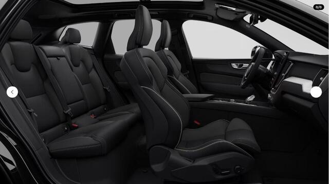 Volvo XC60 T6 Plug-in hybrid Ultra Black Edition | FACELIFT | Panoramadak | Head-Up | 360 Camera | Trekhaak | Getint Glas | 21 Inch