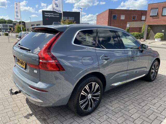 Volvo XC60 2.0 T6 Plug-in hybrid 350 pk AWD Inscription Long Range Luchtvering Trekhaak Nappa Leder Pilot Assist Rondzicht Camera Panoramadak Massage + Comfortstoelen + verwarming Harman Kardon Audio Adaptieve Cruise Control 1e Eigenaar keurig netjes !