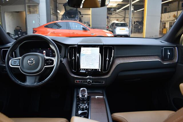 Volvo XC60 2.0 T6 Plug-in hybrid AWD Plus Bright | TREKHAAK | SCHUIF/KANTELDAK | 360 CAMERA | STUUR/STOELVERWARMING | LEDER | HARMAN KARDON | CRUISE CONTROL | CLIMATE CONTROL | PDC | LMV