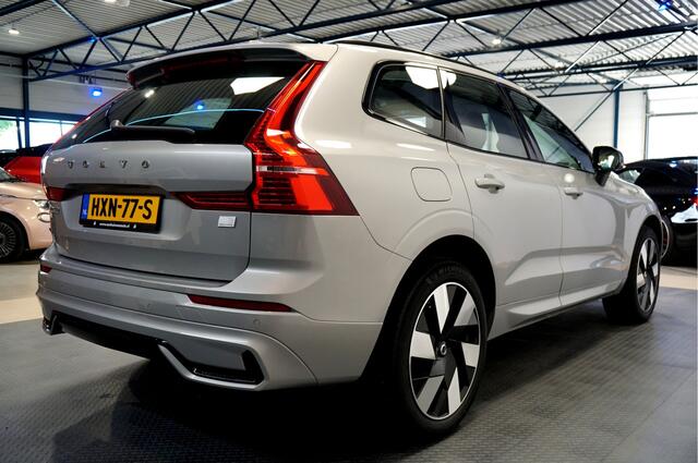 Volvo XC60 2.0 T6 AWD LONG RANGE 293kW/399pk Aut8 Plug-in hybrid Plus Dark PANORAMADAK + HARMAN/KARDON + ADAPT.CRUISE + PILOT ASSIST + CAMERA + STOELVERWARMING V&A + STUURVERWARMING + GOOGLE DASH&SERVICES + LANE ASSIST + PARKSENSOREN + 20" LM-VELGEN!!