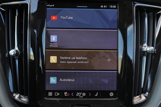 Volvo XC60 T6 Recharge AWD Plus Dark - LONG RANGE - Panorama/schuifdak - IntelliSafe Assist & Surround - 360º Camera - Harman/Kardon audio - Adaptieve LED koplampen - Verwarmde voorstoelen, stuur & achterbank - Parkeersensoren voor & achter - Elektr. bedienb. voorst