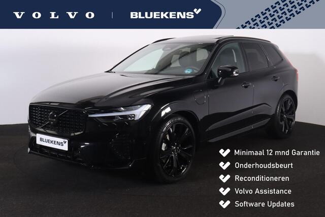 Volvo XC60 T6 Recharge AWD Ultra Black Edition - LONG RANGE - Luchtvering - Panorama/schuifdak - IntelliSafe Assist & Surround - 360º Camera - Adaptieve LED koplampen - Verwarmde voorstoelen, stuur & achterbank - Parkeersensoren voor & achter - Elektr. bedienb. voor