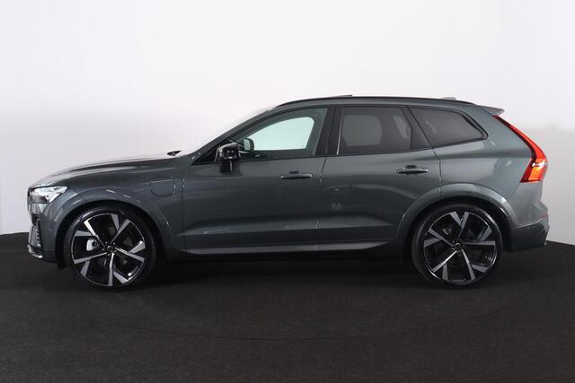 Volvo XC60 T6 Plug-in hybrid AWD Ultra Dark - Luchtvering - Panorama/schuifdak - IntelliSafe Assist & Surround - 360º Camera - Harman/Kardon audio - Adaptieve LED koplampen - Nappaleder - Verwarmde voorstoelen, stuur & achterbank - Stoelventilatie - Parkeersensoren