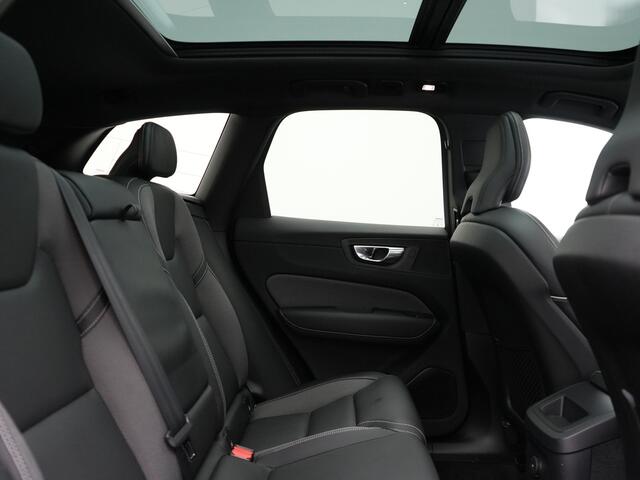Volvo XC60 T6 AWD R-Design Plug In Hybrid Long Range Nieuw Model 350pk Dealer O.H. PHEV | Panodak | Adaptive Cruise | Camera | Lederen Sportstoelen Memory & Verwarmd | Google Assistent | Apple Carplay | Keyless | Virtual | 21"L.M | DAB |