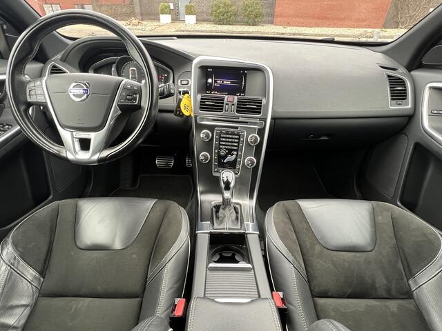 Volvo XC60 2.4 D5 AWD 220 pk Automaat R-Design Navigatie Xenon Standkachel Camera Elek Stoel ACC Stoelverwarming Bliss Getint Glas