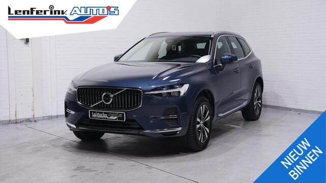 Volvo XC60 2.0 T6 Plug-in hybrid AWD Plus Bright 1e eigen NAP 18"lichtmetalen wielen lederen comfortstoelen wegklapbare trekhaak fietsendrager verwarmd stuurwiel en stoelen v+a aplle-carplay keyless go-start LED verl DAB ontvangst