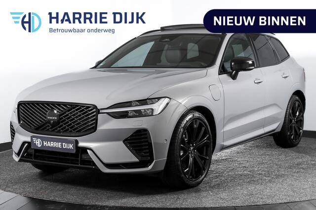Volvo XC60 2.0 T8 Plug-in hybrid AWD Ultra Black Edition Facelift | Luchtvering | Harmon Kardon | S/K Panodak | Dig.Cockpit | Adapt.Cruise | Stoel-+Stuurverw. | 360 Camera | NAV+App.Connect | Auto.Airco | LM 21" | 5090