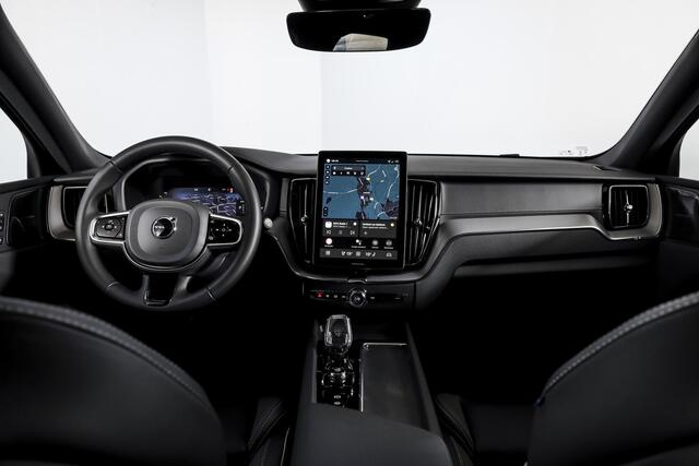 Volvo XC60 2.0 T8 Plug-in hybrid AWD Ultra Black Edition Facelift | Luchtvering | Harmon Kardon | S/K Panodak | Dig.Cockpit | Adapt.Cruise | Stoel-+Stuurverw. | 360 Camera | NAV+App.Connect | Auto.Airco | LM 21" | 5090