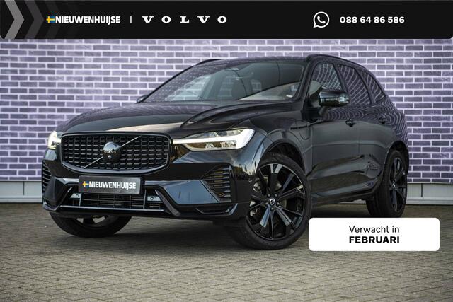 Volvo XC60 2.0 T6 Plug-in hybrid AWD Plus Black Edition | Trekhaak | Adaptieve Cruise Control | Panoramadak | Harman Kardon Audio | 360° Parkeercamera | Stoel-/Stuurverwarming | Dodehoek Detectie |