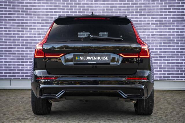 Volvo XC60 2.0 T6 Plug-in hybrid AWD Plus Black Edition | Trekhaak | Adaptieve Cruise Control | Panoramadak | Harman Kardon Audio | 360° Parkeercamera | Stoel-/Stuurverwarming | Dodehoek Detectie |