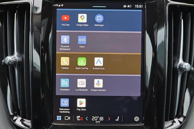 Volvo XC60 T6 Recharge AWD Plus Bright - Panorama/schuifdak - IntelliSafe Assist & Surround - Harman/Kardon audio - Adaptieve LED koplampen - Parkeercamera achter - Verwarmde voorstoelen, stuur & achterbank - Parkeersensoren voor & achter - Elektr. bedienb. voorstoe