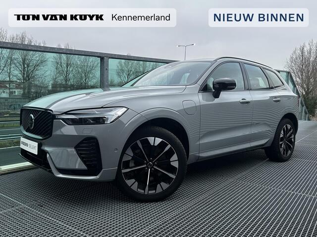 Volvo XC60 2.0 T6 Plug-in hybrid AWD Ultra Dark 360gr. Parkeer camera, Harman-Kardon Premium audio, Full led, Verwarmde stoelen 4X + stuur, Trekhaak semi elektrisch, Head-up display.