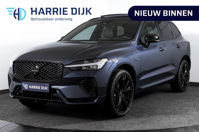 Volvo XC60 2.0 T8 Plug-in hybrid AWD Ultra Black Edition Facelift | Harmon Kardon | S/K Panodak | Dig.Cockpit | Adapt.Cruise | Stoel-+Stuurverw. | 360 Camera | NAV+App.Connect | Auto.Airco | LM 21" | 1049