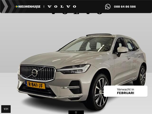 Volvo XC60 2.0 T6 Plug-in hybrid AWD Plus Bright | Long Range | Trekhaak | Standkachel | BLIS | Stoel/stuur verwarming | Adaptieve cruise | Pilot assist | Schuif/kantel Panoramadak |