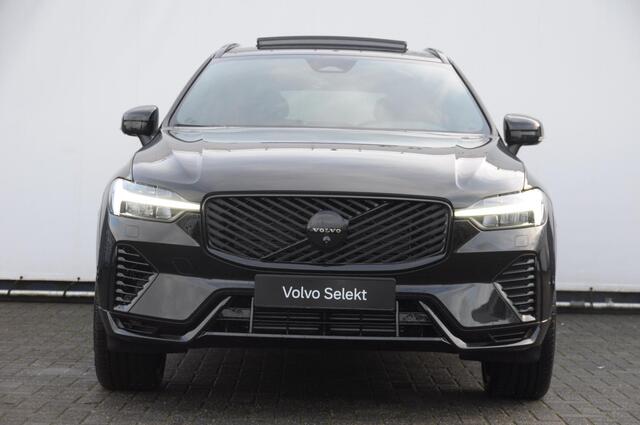 Volvo XC60 T6 350PK Automaat AWD Ultra Black Edition stoelmassage - en ventilatie / Adaptieve cruise control / Harman Kardon / BLIS / Panoramadak / Apple carplay / Parkeersensoren met 360 camera / Elektrisch bedienbare achterklep / Elektrisch verstelbare voorstoelen