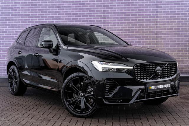 Volvo XC60 T8 Plug-in hybrid AWD Plus Black Edition | Adaptieve Cruise Control | Panoramadak | Stoel-/Stuur-/Voorruitverwarming | Dodehoek Detectie | 360° Parkeercamera | Harman Kardon Audio |