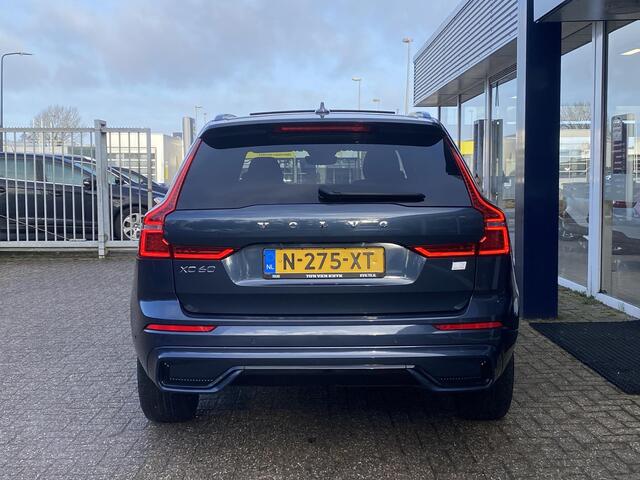 Volvo XC60 2.0 T8 Plug-in hybrid AWD R-Design / Automaat / NL-Auto / Dealer-Onderhouden / Stoel- en Stuurverwarming / Open-Panodak / Luchtvering / Adaptieve Cruise-Control + Pilot-Assist / Apple-Carlay & Android-Auto / 360°-Camera / Harman-Kardon Audio / Elektr.-Uit