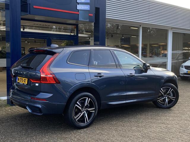 Volvo XC60 2.0 T8 Plug-in hybrid AWD R-Design / Automaat / NL-Auto / Dealer-Onderhouden / Stoel- en Stuurverwarming / Open-Panodak / Luchtvering / Adaptieve Cruise-Control + Pilot-Assist / Apple-Carlay & Android-Auto / 360°-Camera / Harman-Kardon Audio / Elektr.-Uit