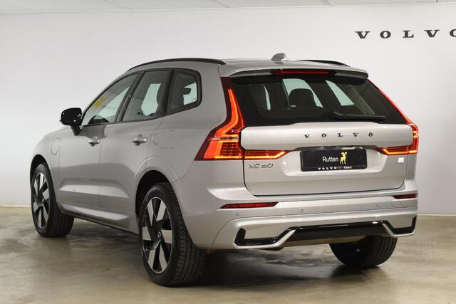 Volvo XC60 T6 350PK Automaat Plug-in Hybrid AWD Ultra Dark / Navigatie / Adaptieve Cruise control / Head Up-Display / Panorama dak / Leder / Elektrische stoelen / 360 Camera / Trekhaak / 20" Velgen