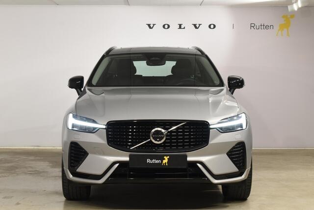 Volvo XC60 T6 350PK Automaat Plug-in Hybrid AWD Ultra Dark / Navigatie / Adaptieve Cruise control / Head Up-Display / Panorama dak / Leder / Elektrische stoelen / 360 Camera / Trekhaak / 20" Velgen