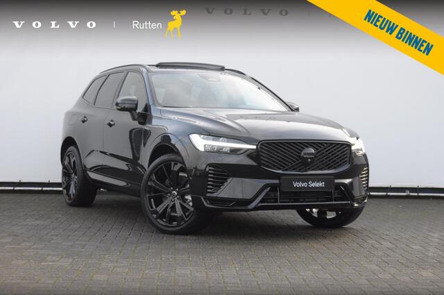 Volvo XC60 T8 455PK Automaat AWD Ultra Black Edition / Luchtvering / stoelmassage - en ventilatie / Adaptieve cruise control / Harman Kardon / BLIS / Panoramadak / Apple carplay / Parkeersensoren met 360 camera / Elektrisch bedienbare achterklep / Elektrisch verstel