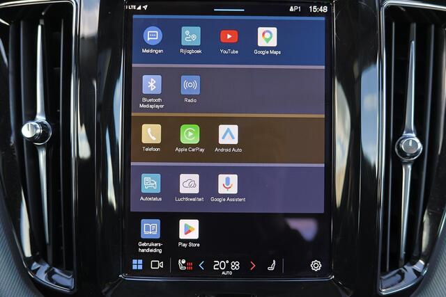 Volvo XC60 T6 Recharge AWD Ultra Dark - Panorama/schuifdak - IntelliSafe Assist & Surround - 360º Camera - Harman/Kardon audio - Adaptieve LED koplampen - Verwarmde voorstoelen, stuur & achterbank - Parkeersensoren voor & achter - Elektr. bedienb. voorstoelen met ge