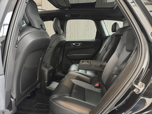 Volvo XC60 2.0 T8 Plug-in Hybrid AWD R-Design 392 PK - DEALER ONDERHOUDEN - 1 EIGENAAR - PANORAMADAK - LEER - STUUR EN STOELVERWARMING - PARKEERCAMERA